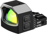 Cyelee CAT X PRO Multi-Reticle Duty Red Dot for RMSc/407k/507k Footprint - 3 MOA Dot &amp; 30 MOA Circle